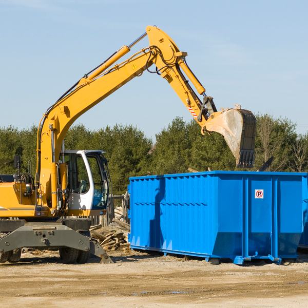 what size residential dumpster rentals are available in Verdigre NE